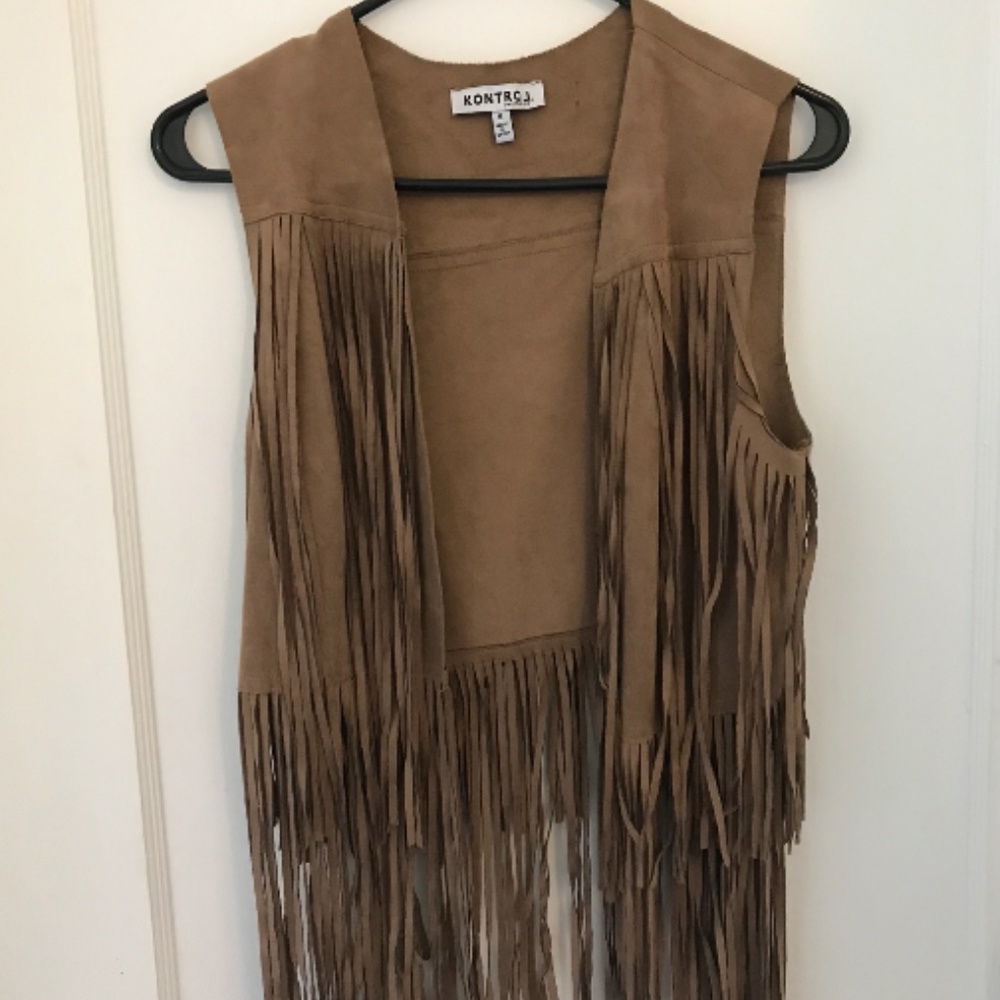 Kontrol Suede Fringe Vest